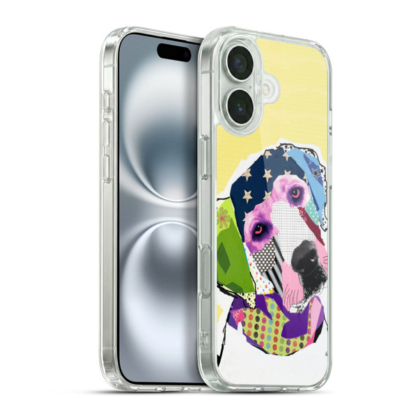 Michel Keck Dogs Yellow Lab Soft Gel Case for Apple iPhone 16 Plus & MagSafe