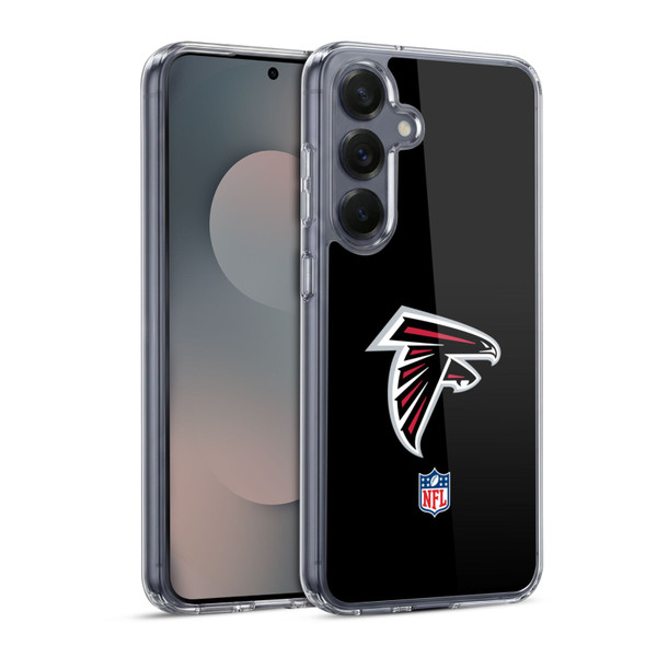 NFL Atlanta Falcons Logo Plain Soft Gel Case for Samsung Galaxy S25 & MagSafe