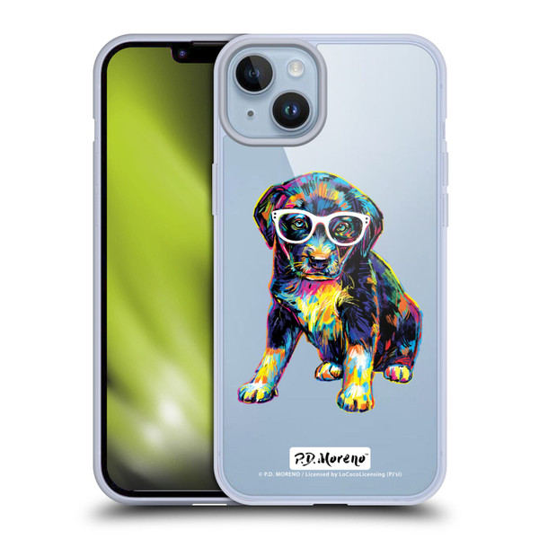 P.D. Moreno Dogs Puppy 1 Soft Gel Case for Apple iPhone 14 Plus & MagSafe