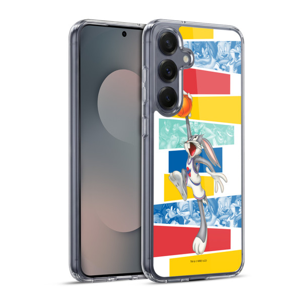 Space Jam (1996) Graphics Bugs Bunny Soft Gel Case for Samsung Galaxy S25+ & MagSafe