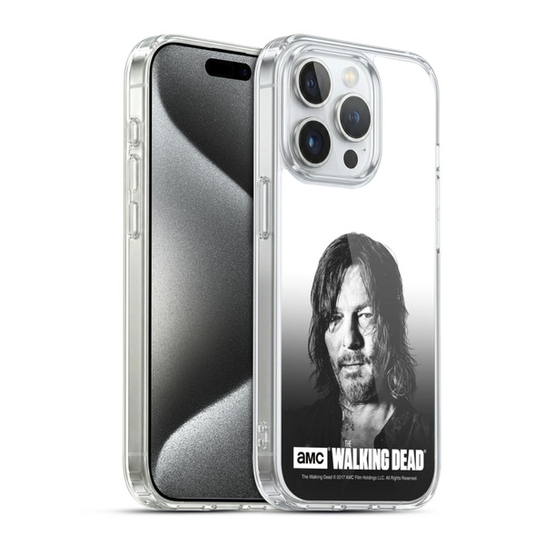 AMC The Walking Dead Filtered Portraits Daryl Soft Gel Case for Apple iPhone 15 Pro & MagSafe