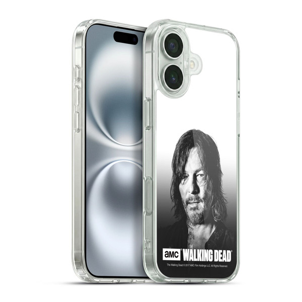 AMC The Walking Dead Filtered Portraits Daryl Soft Gel Case for Apple iPhone 16 Plus & MagSafe