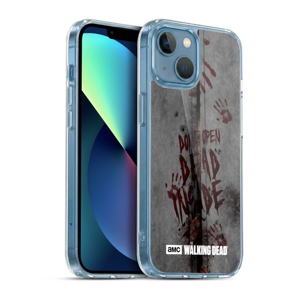AMC The Walking Dead Typography Dead Inside Soft Gel Case for Apple iPhone 13 Mini & MagSafe