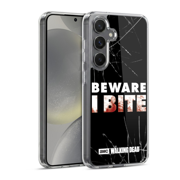 AMC The Walking Dead Typography I Bite Soft Gel Case for Samsung Galaxy S24 5G & MagSafe