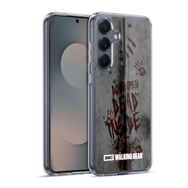 AMC The Walking Dead Typography Dead Inside Soft Gel Case for Samsung Galaxy S25+ & MagSafe
