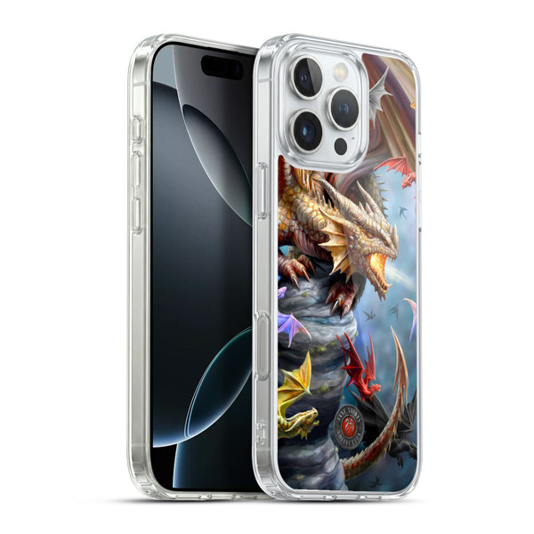 Anne Stokes Dragons 4 Clan Soft Gel Case for Apple iPhone 16 Pro Max & MagSafe