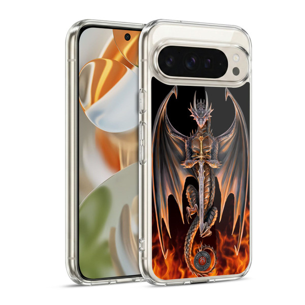 Anne Stokes Dragons 4 Warrior Soft Gel Case for Google Pixel 9 / Pixel 9 Pro