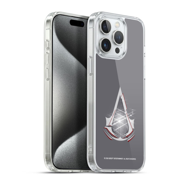 Assassin's Creed Logo Light Soft Gel Case for Apple iPhone 15 Pro Max & MagSafe