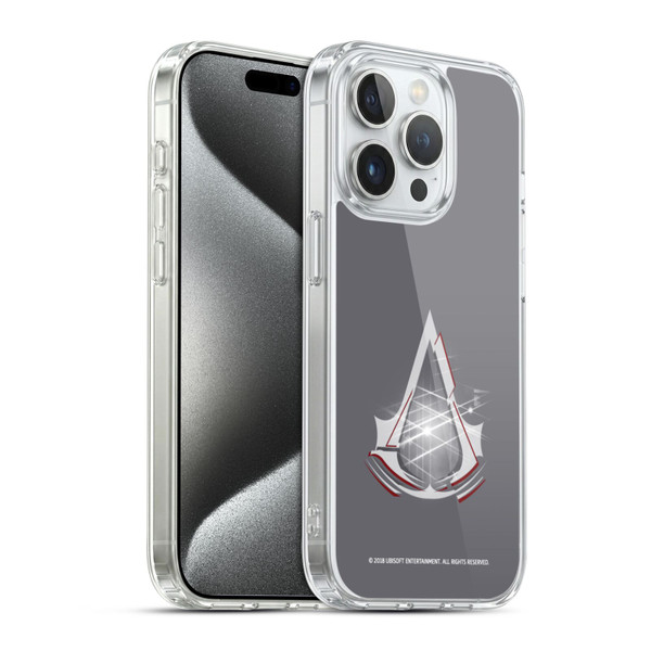 Assassin's Creed Logo Light Soft Gel Case for Apple iPhone 15 Pro & MagSafe