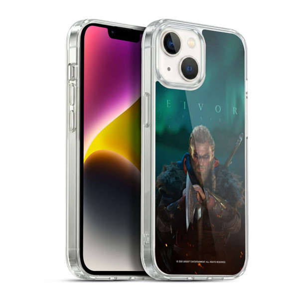 Assassin's Creed Valhalla Key Art Male Eivor Poster Soft Gel Case for Apple iPhone 14