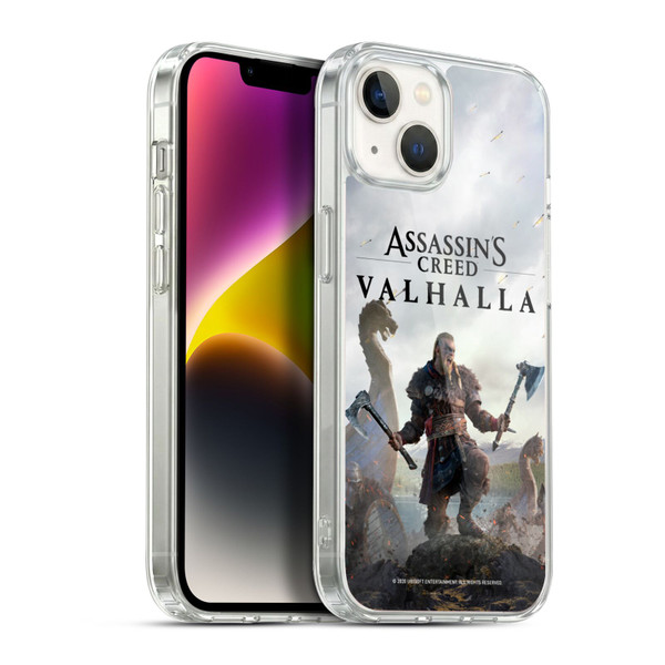 Assassin's Creed Valhalla Key Art Male Eivor Soft Gel Case for Apple iPhone 14 Plus & MagSafe