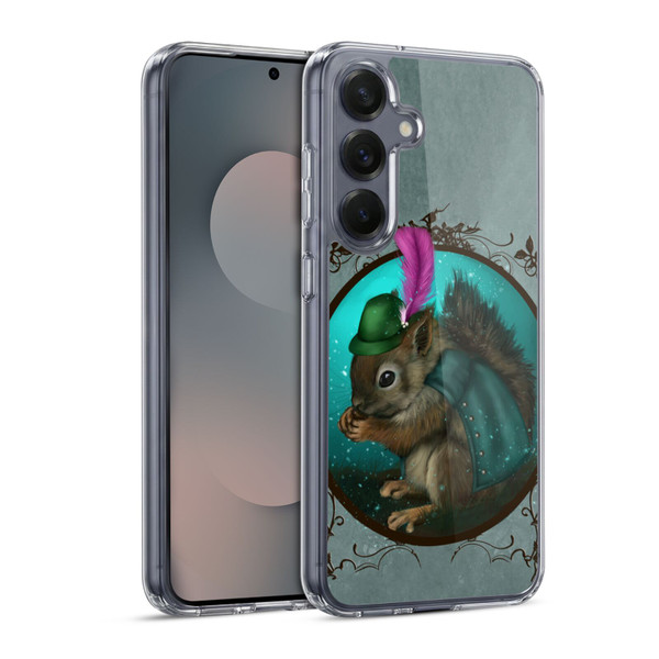 Ash Evans Animals Squirrel Soft Gel Case for Samsung Galaxy S25 & MagSafe