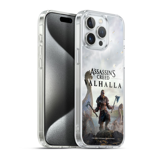 Assassin's Creed Valhalla Key Art Male Eivor Soft Gel Case for Apple iPhone 15 Pro Max & MagSafe