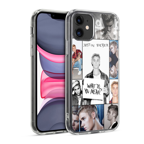 Justin Bieber Purpose Grid Poster Soft Gel Case for Apple iPhone 11