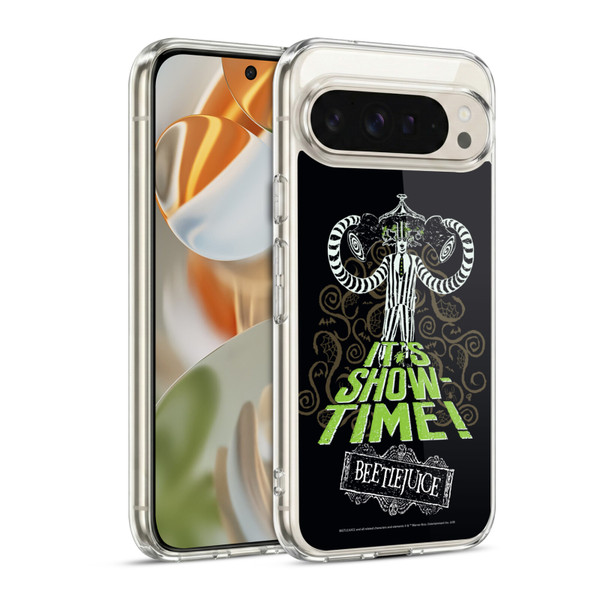Beetlejuice Graphics Show Time Soft Gel Case for Google Pixel 9 / Pixel 9 Pro