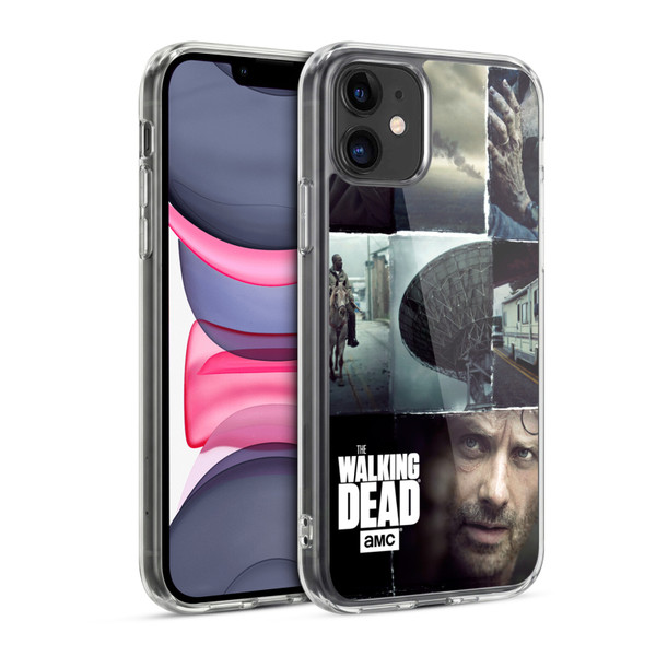 AMC The Walking Dead Logo Key Art Vertical Soft Gel Case for Apple iPhone 11