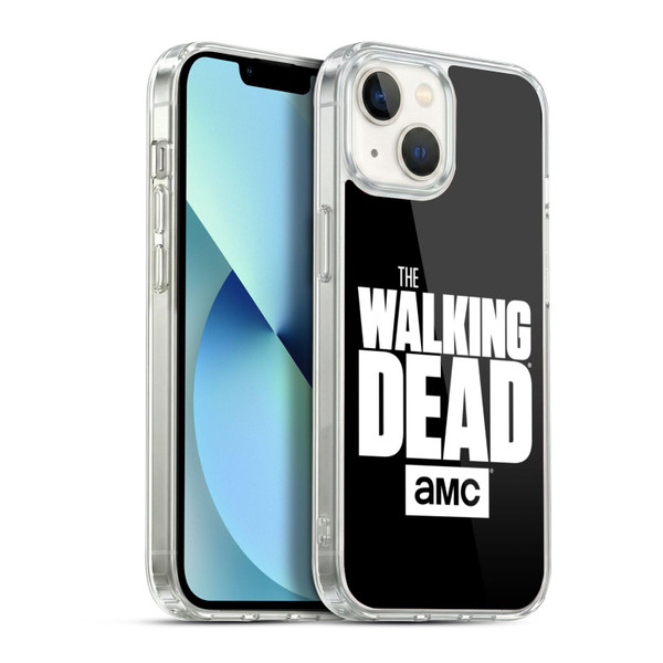 AMC The Walking Dead Logo Black Soft Gel Case for Apple iPhone 13