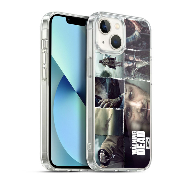 AMC The Walking Dead Logo Key Art Horizontal Soft Gel Case for Apple iPhone 13