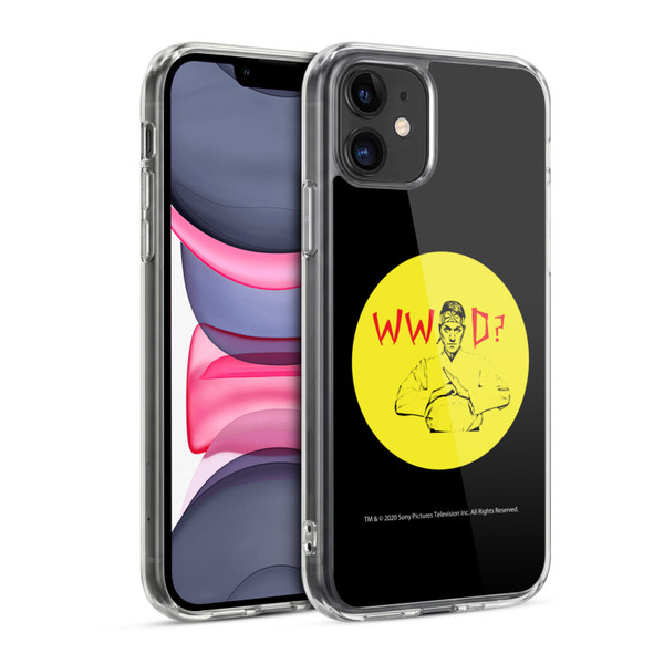 Cobra Kai Composed Art John Lawrence WWD Soft Gel Case for Apple iPhone 11