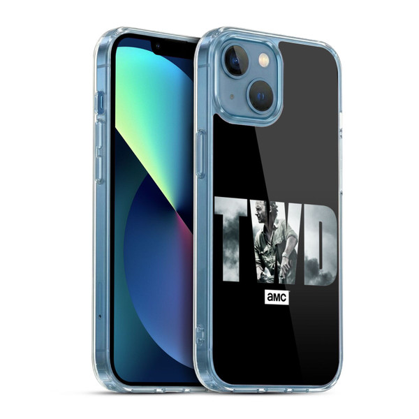 AMC The Walking Dead Logo Portrait Soft Gel Case for Apple iPhone 13 Mini & MagSafe