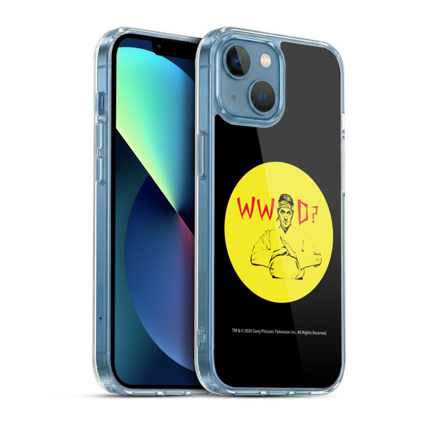 Cobra Kai Composed Art John Lawrence WWD Soft Gel Case for Apple iPhone 13 Mini & MagSafe