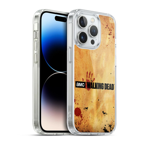 AMC The Walking Dead Logo Horizontal Soft Gel Case for Apple iPhone 13 Pro & MagSafe