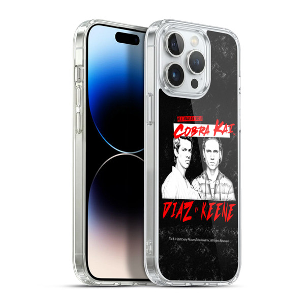 Cobra Kai Composed Art Diaz VS Keene Soft Gel Case for Apple iPhone 13 Pro Max & MagSafe