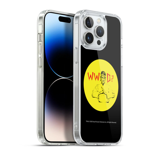 Cobra Kai Composed Art John Lawrence WWD Soft Gel Case for Apple iPhone 13 Pro Max & MagSafe