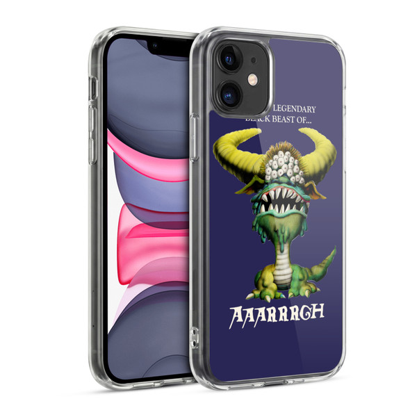 Monty Python Key Art Black Beast Of Aaarrrgh Soft Gel Case for Apple iPhone 11