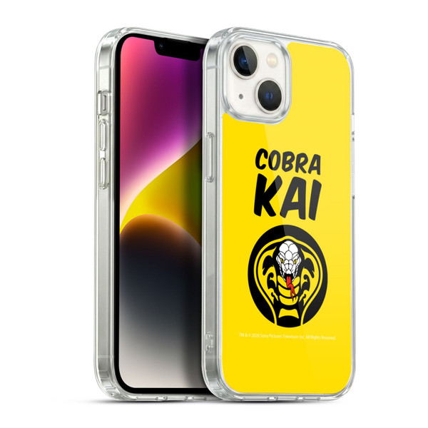 Cobra Kai Composed Art Logo 2 Soft Gel Case for Apple iPhone 14 Plus & MagSafe