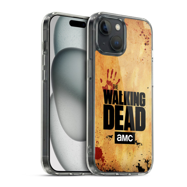 AMC The Walking Dead Logo Stacked Soft Gel Case for Apple iPhone 15 & MagSafe