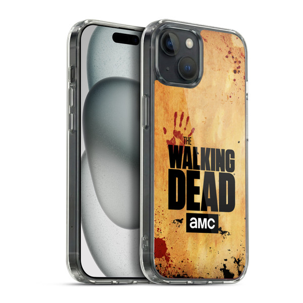 AMC The Walking Dead Logo Stacked Soft Gel Case for Apple iPhone 15 Plus & MagSafe