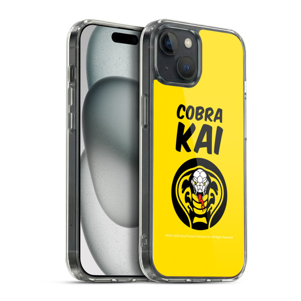 Cobra Kai Composed Art Logo 2 Soft Gel Case for Apple iPhone 15 Plus & MagSafe