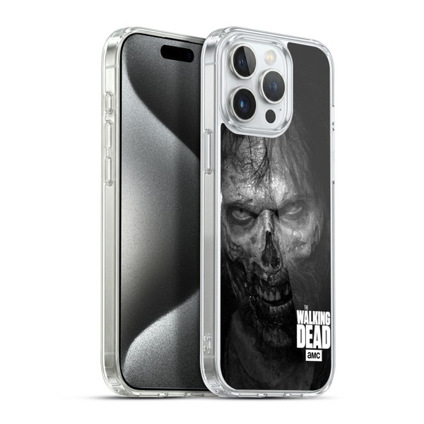 AMC The Walking Dead Logo Stare Soft Gel Case for Apple iPhone 15 Pro Max & MagSafe