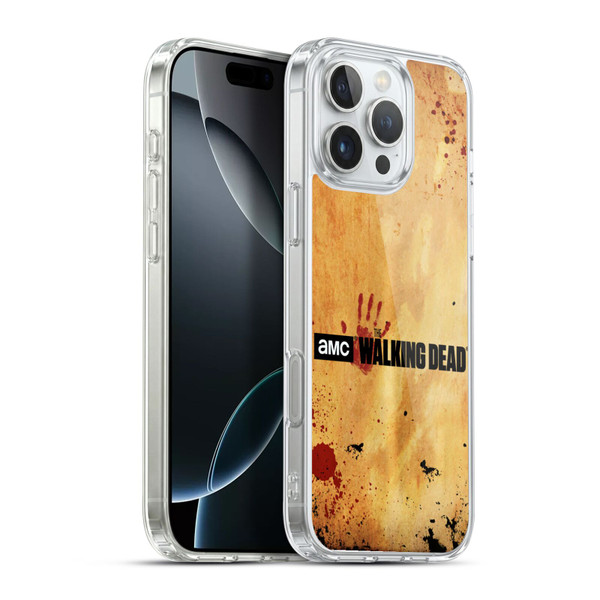 AMC The Walking Dead Logo Horizontal Soft Gel Case for Apple iPhone 16 Pro Max & MagSafe