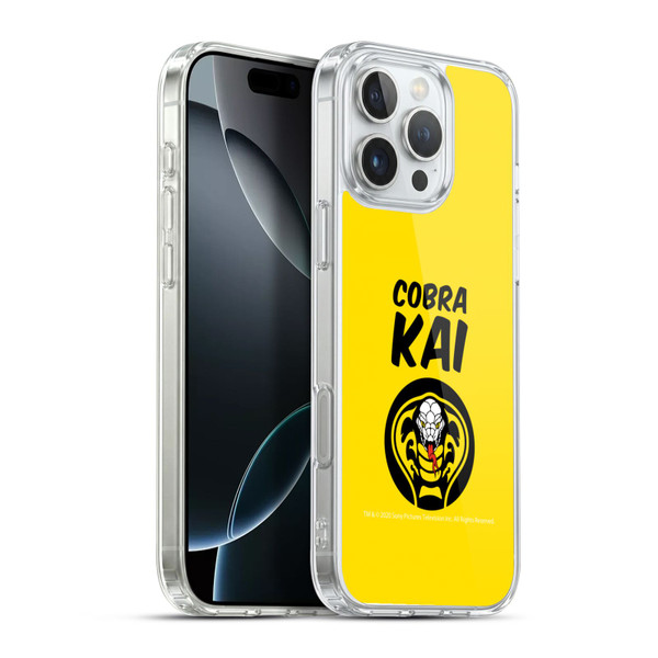 Cobra Kai Composed Art Logo 2 Soft Gel Case for Apple iPhone 16 Pro Max & MagSafe