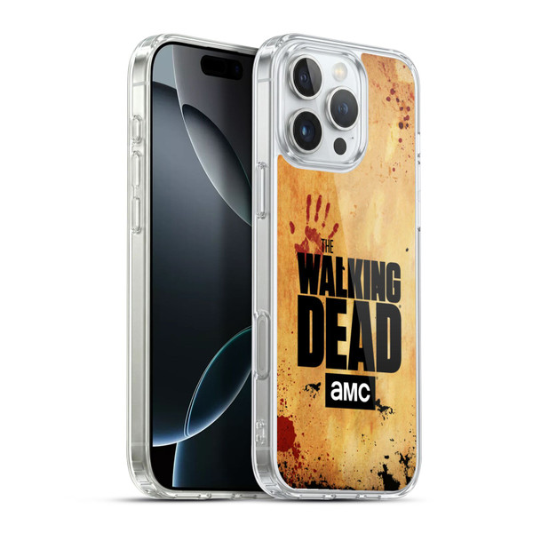 AMC The Walking Dead Logo Stacked Soft Gel Case for Apple iPhone 16 Pro Max & MagSafe