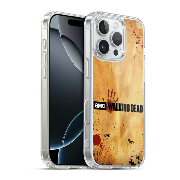 AMC The Walking Dead Logo Horizontal Soft Gel Case for Apple iPhone 16 Pro & MagSafe