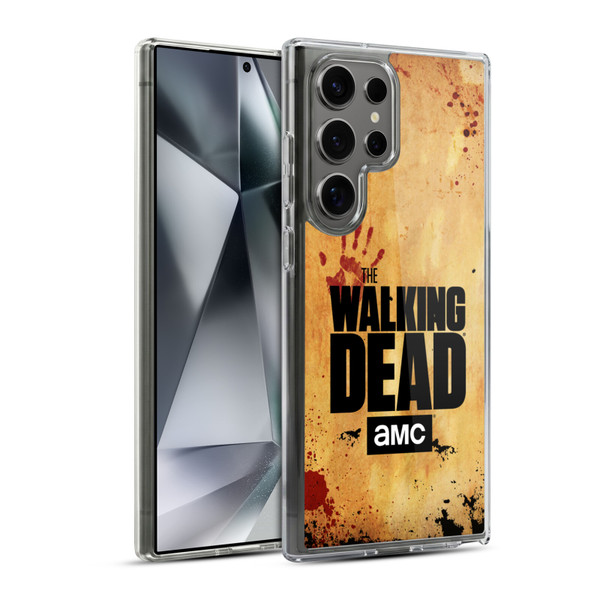 AMC The Walking Dead Logo Stacked Soft Gel Case for Samsung Galaxy S24 Ultra 5G & MagSafe
