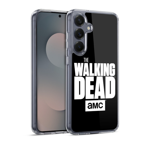 AMC The Walking Dead Logo Black Soft Gel Case for Samsung Galaxy S25 & MagSafe