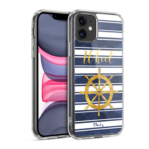 Paul Brent Nautical Wheel Soft Gel Case for Apple iPhone 11