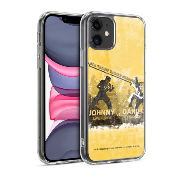 Cobra Kai Graphics 2 All Valley Karate Championship Soft Gel Case for Apple iPhone 11