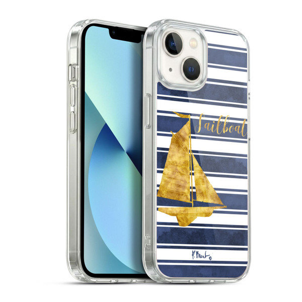 Paul Brent Nautical Sailboat Soft Gel Case for Apple iPhone 13