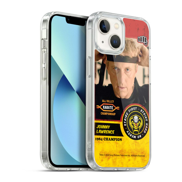Cobra Kai Graphics 2 Johnny Lawrence Karate Soft Gel Case for Apple iPhone 13