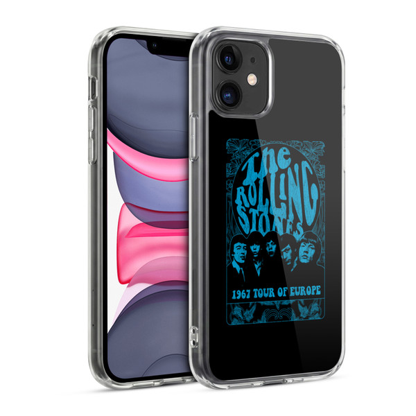 The Rolling Stones Tours Europe 1967 Soft Gel Case for Apple iPhone 11