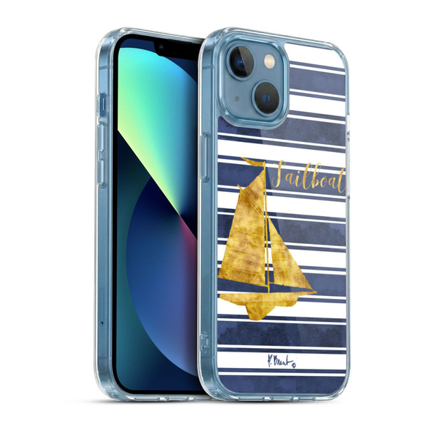Paul Brent Nautical Sailboat Soft Gel Case for Apple iPhone 13 Mini & MagSafe
