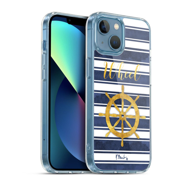 Paul Brent Nautical Wheel Soft Gel Case for Apple iPhone 13 Mini & MagSafe