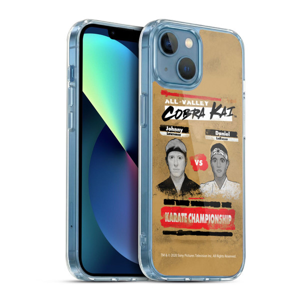 Cobra Kai Graphics 2 Karate Championship Soft Gel Case for Apple iPhone 13 Mini & MagSafe