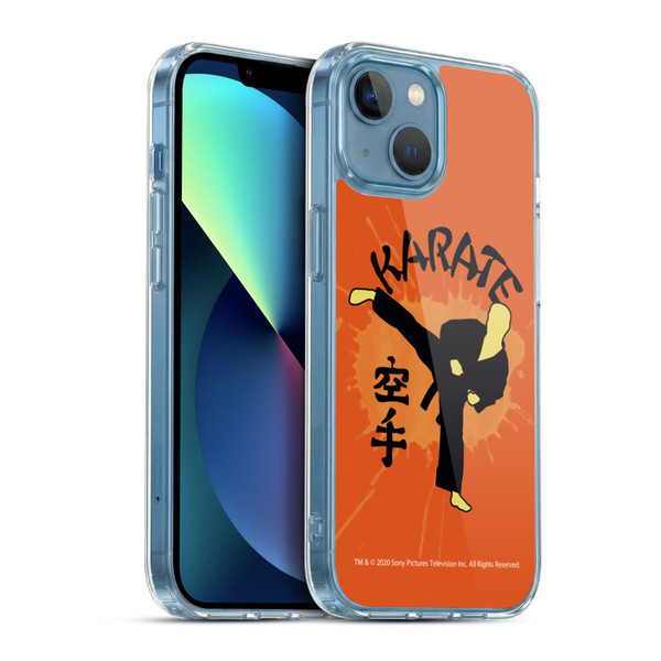 Cobra Kai Graphics 2 Karate Logo Soft Gel Case for Apple iPhone 13 Mini & MagSafe