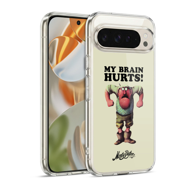 Monty Python Key Art My Brain Hurts Soft Gel Case for Google Pixel 9 / Pixel 9 Pro